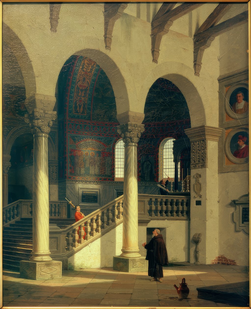 Ravenna, S.Apollinare in Classe / festmény v. Heinrich Hansen alkotó: Heinrich Hansen