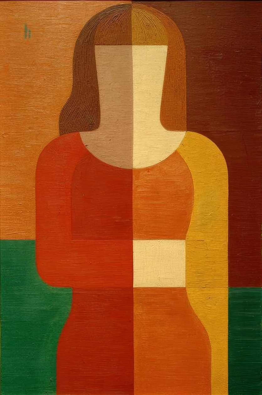 Asszony alkotó: Heinrich Hoerle