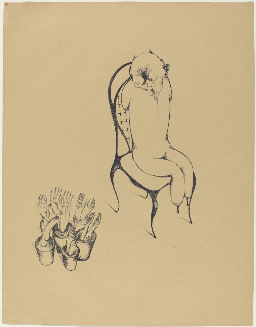 Hallucinációk (Hallucinációk) alkotó: Heinrich Hoerle