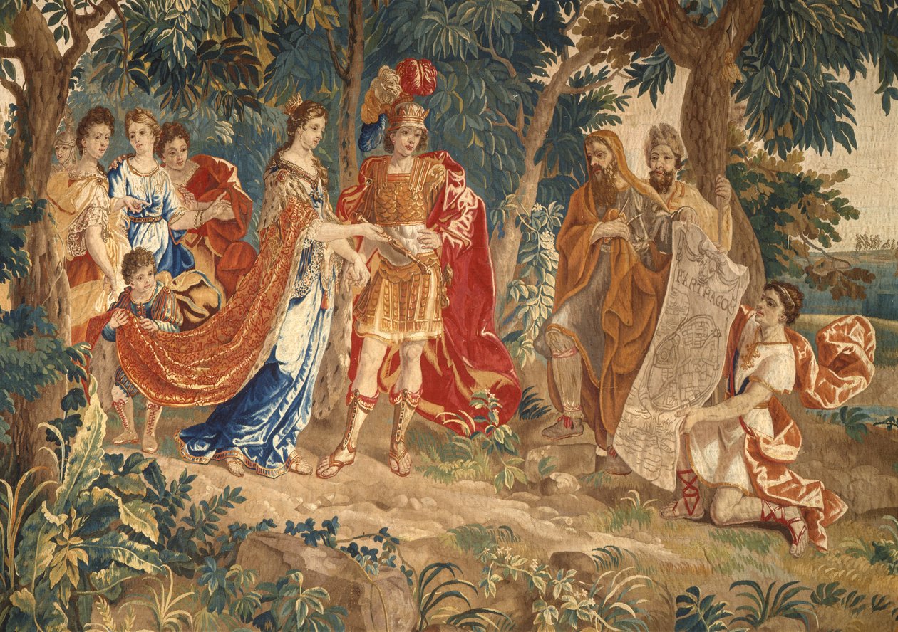 Karthágó Alapítványa: a Didónak bemutatott várostervet bemutató részlet alkotó: Heinrich II Reydams