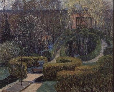 Tavaszi kertek, Barkenhoff, 1913 alkotó: Heinrich Vogeler