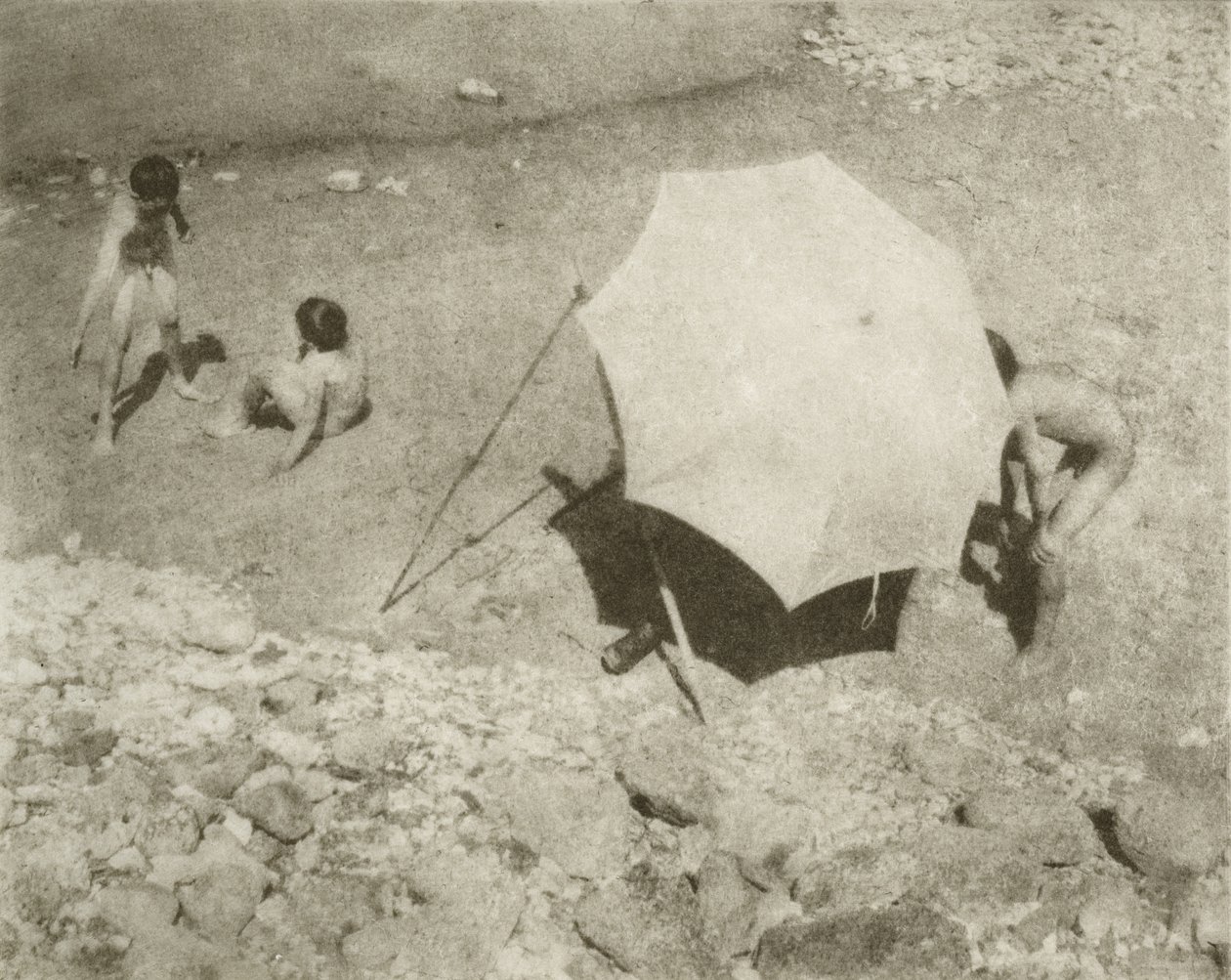 Der Malschirm II, 1909 vagy korábbi, 1911 után nyomtatva (fotómélység) alkotó: Heinrich Kuhn