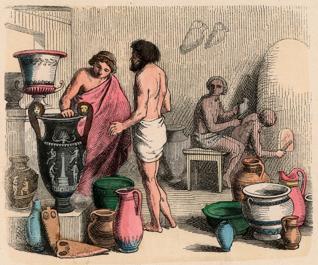 Az ókori Görögország: Fazekasság alkotó: Heinrich Leutemann