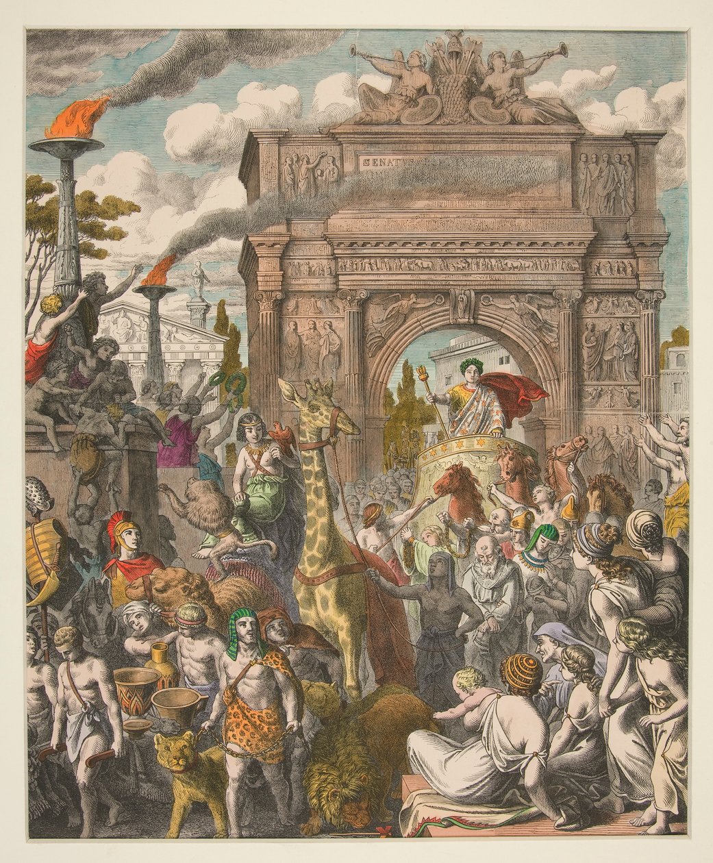 Az ókor képei - XV. A rómaiak – diadalmenet alkotó: Heinrich Leutemann