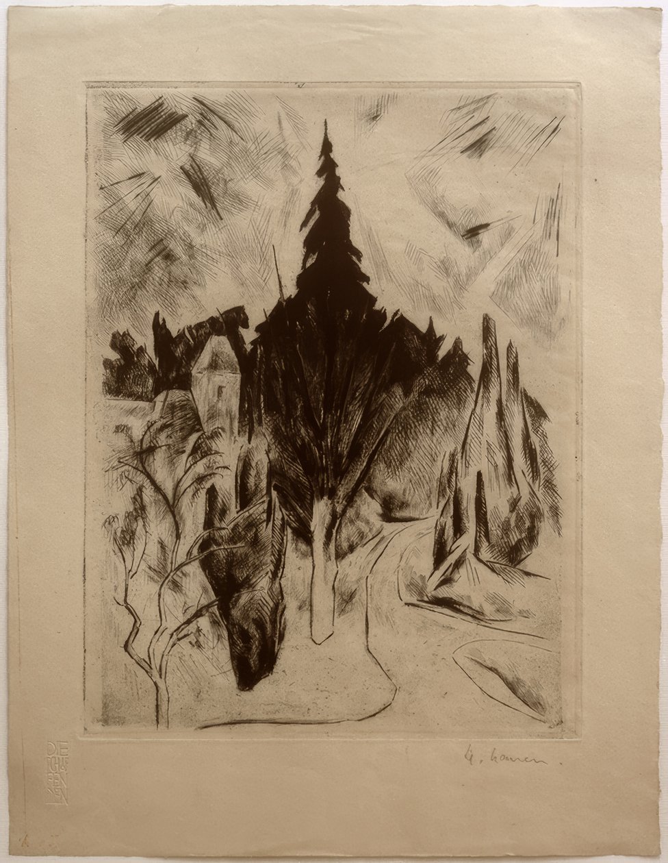 Parkolj le reggel alkotó: Heinrich Nauen