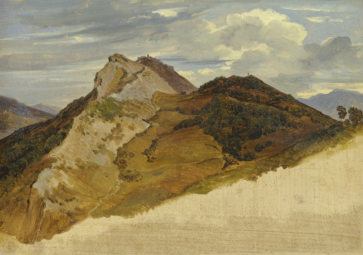 Civitellában, 1822 (olaj, papír, vászon) alkotó: Heinrich Reinhold