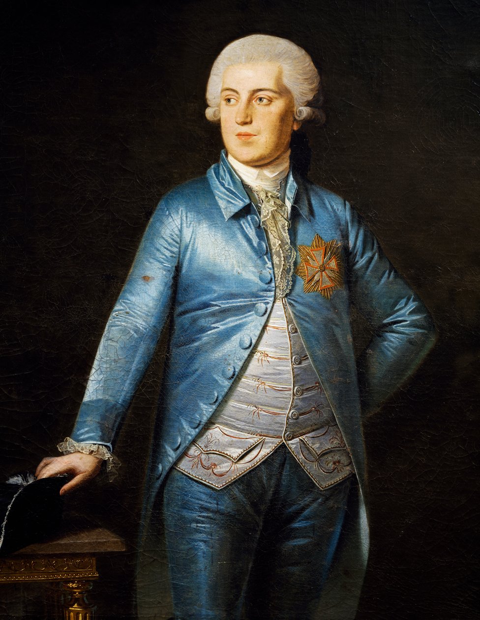 Christian VII. Dánia portréja (Koppenhága alkotó: Heinrich Schmidt