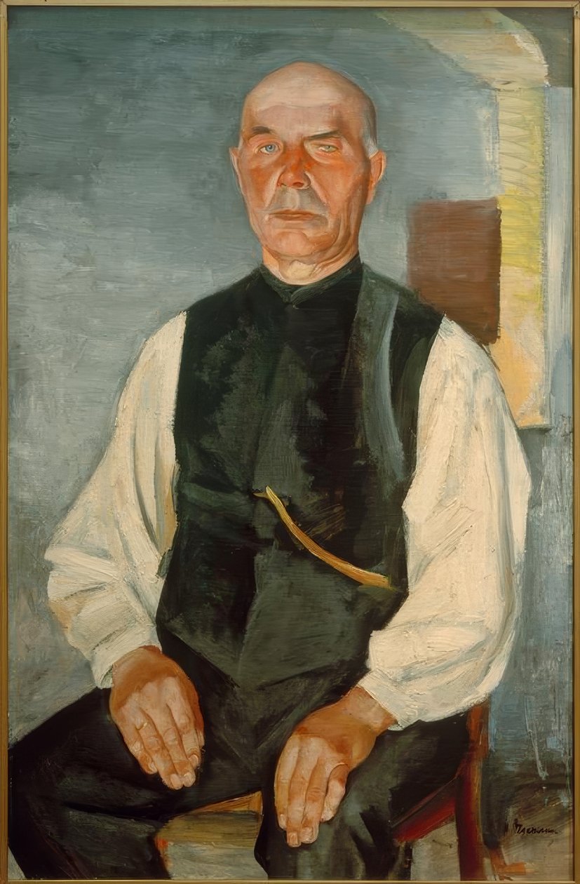 Öreg farmer (Johann Rohwedder) alkotó: Heinrich Stegemann