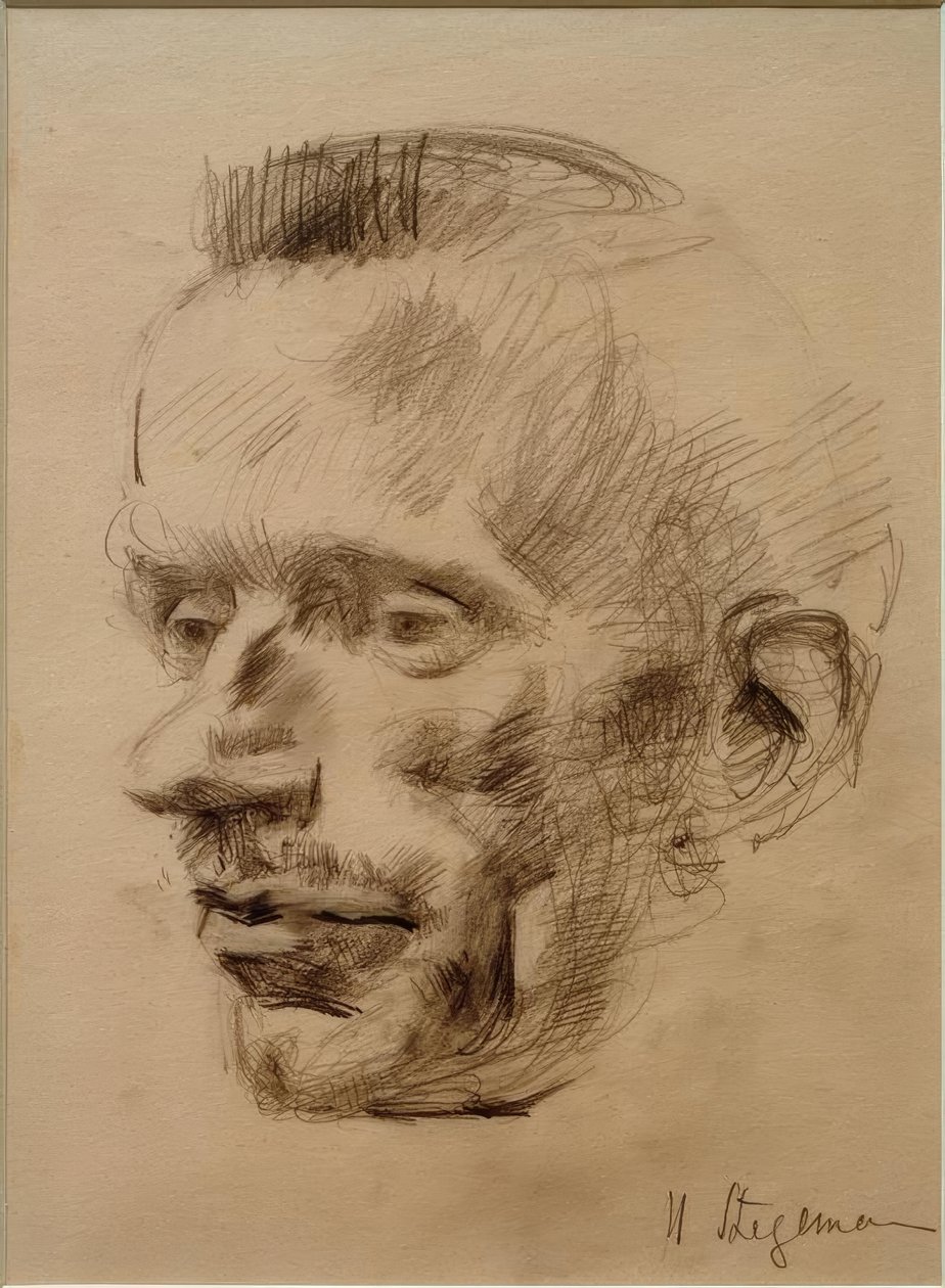 Wilhelm Werner portréja, 1926 körül alkotó: Heinrich Stegemann