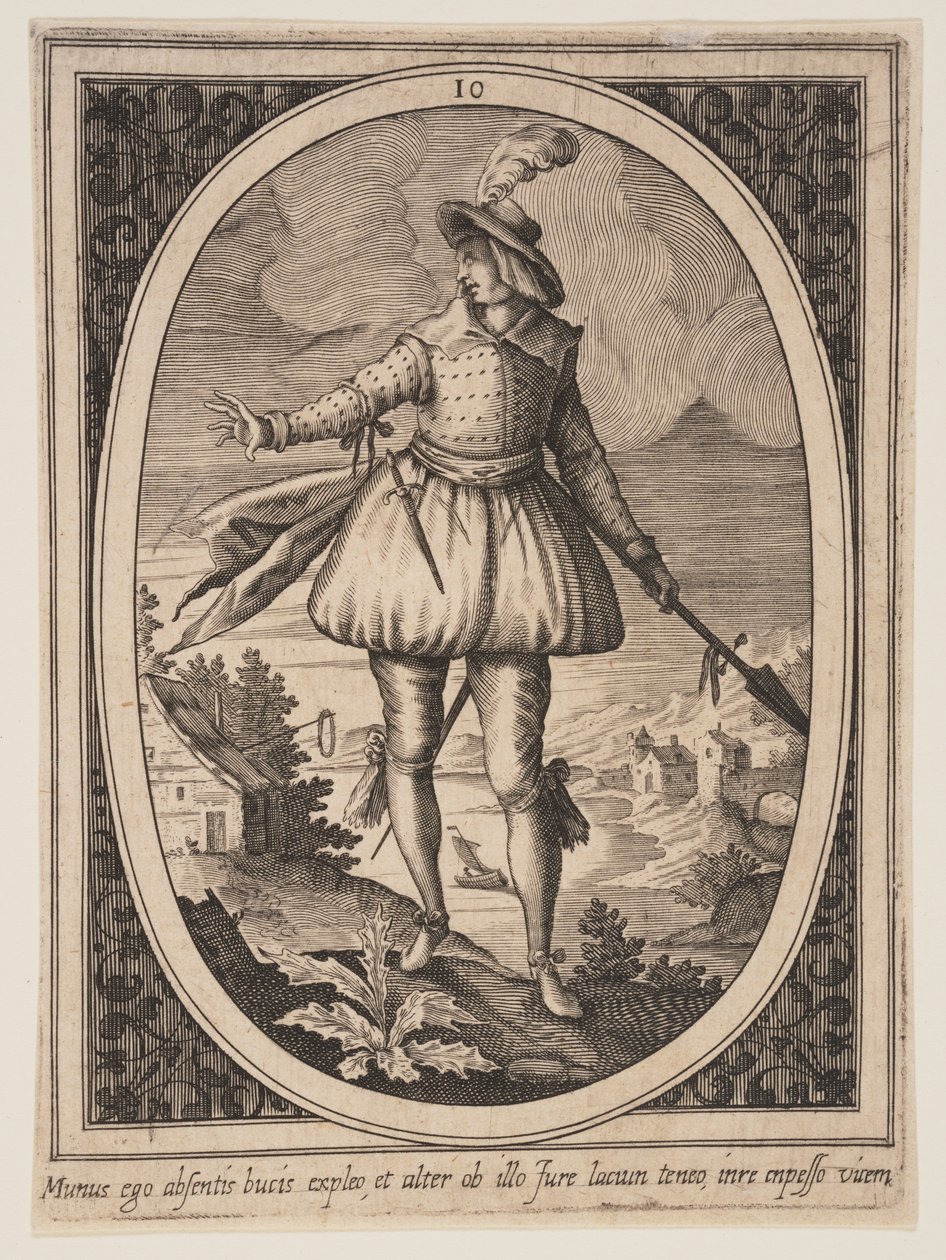10. tábla a Military Figures (Katonai figurák) című kiadványból alkotó: Heinrich Ulrich