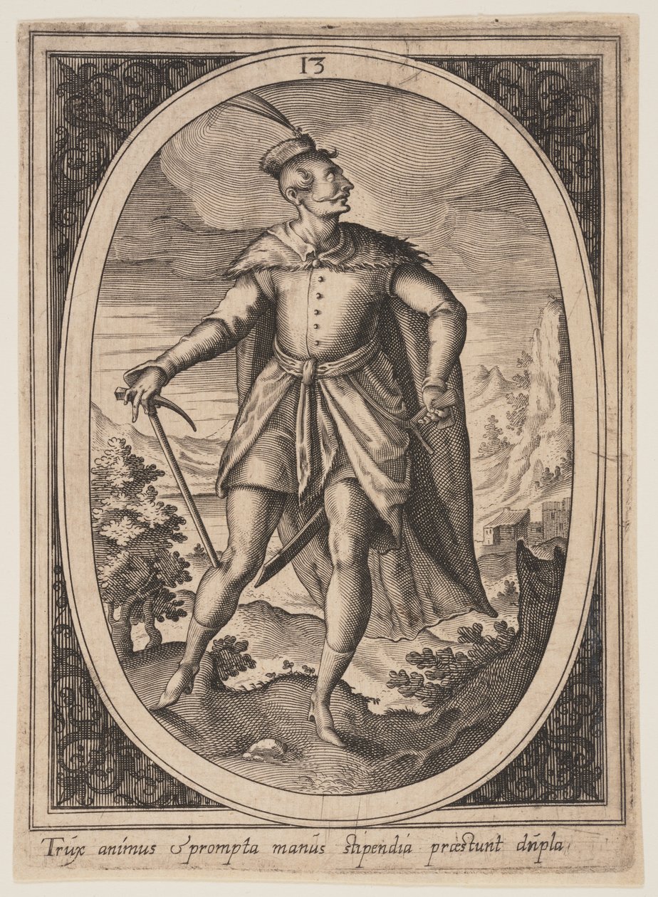 13. tábla a Military Figures (Katonai figurák) című kiadványból alkotó: Heinrich Ulrich