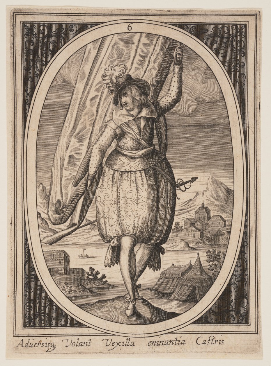 6. tábla a Military Figures (Katonai figurák) című kiadványból alkotó: Heinrich Ulrich