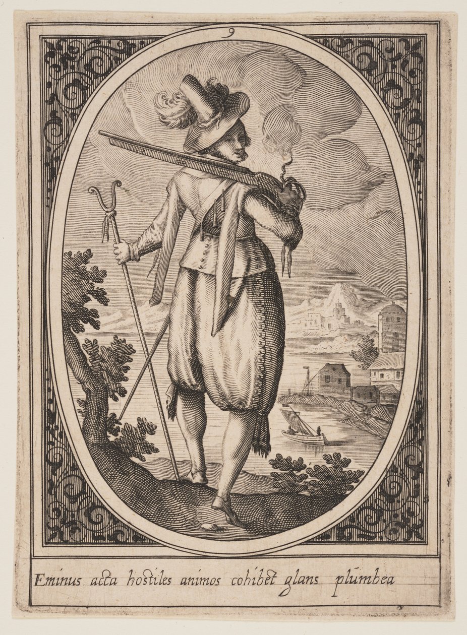 9. tábla a Military Figures (Katonai figurák) című kiadványból alkotó: Heinrich Ulrich