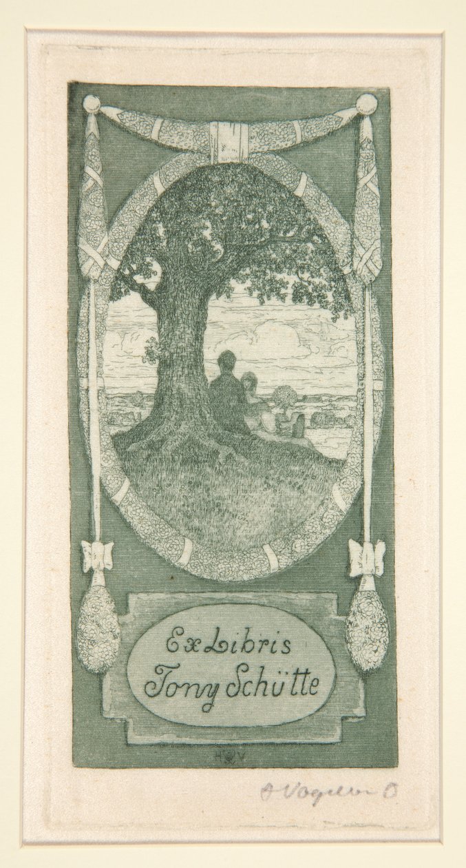 Könyvtáblák alkotó: Heinrich Vogeler