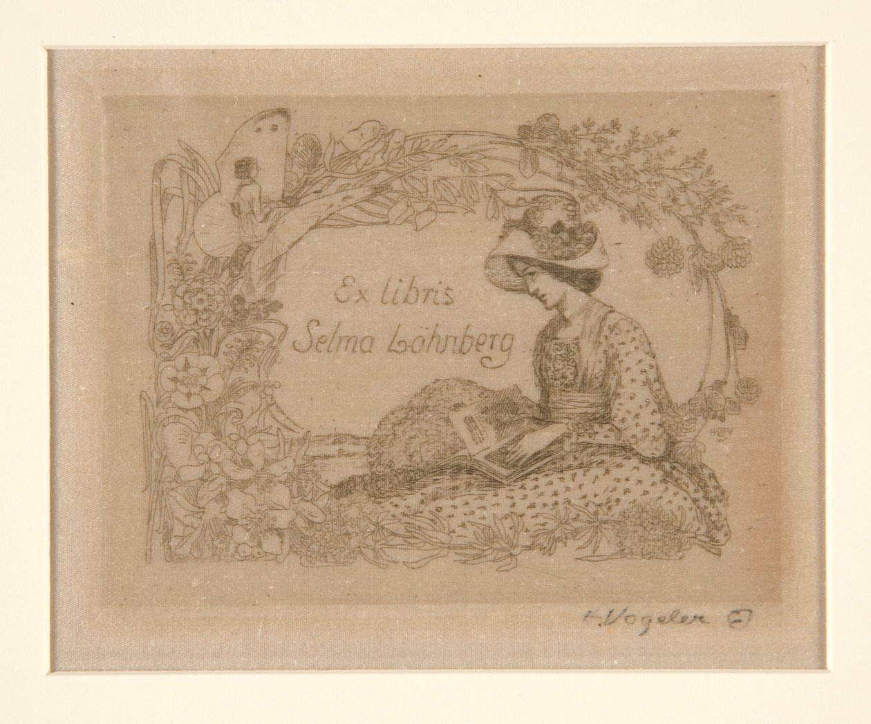 Könyvtáblák alkotó: Heinrich Vogeler