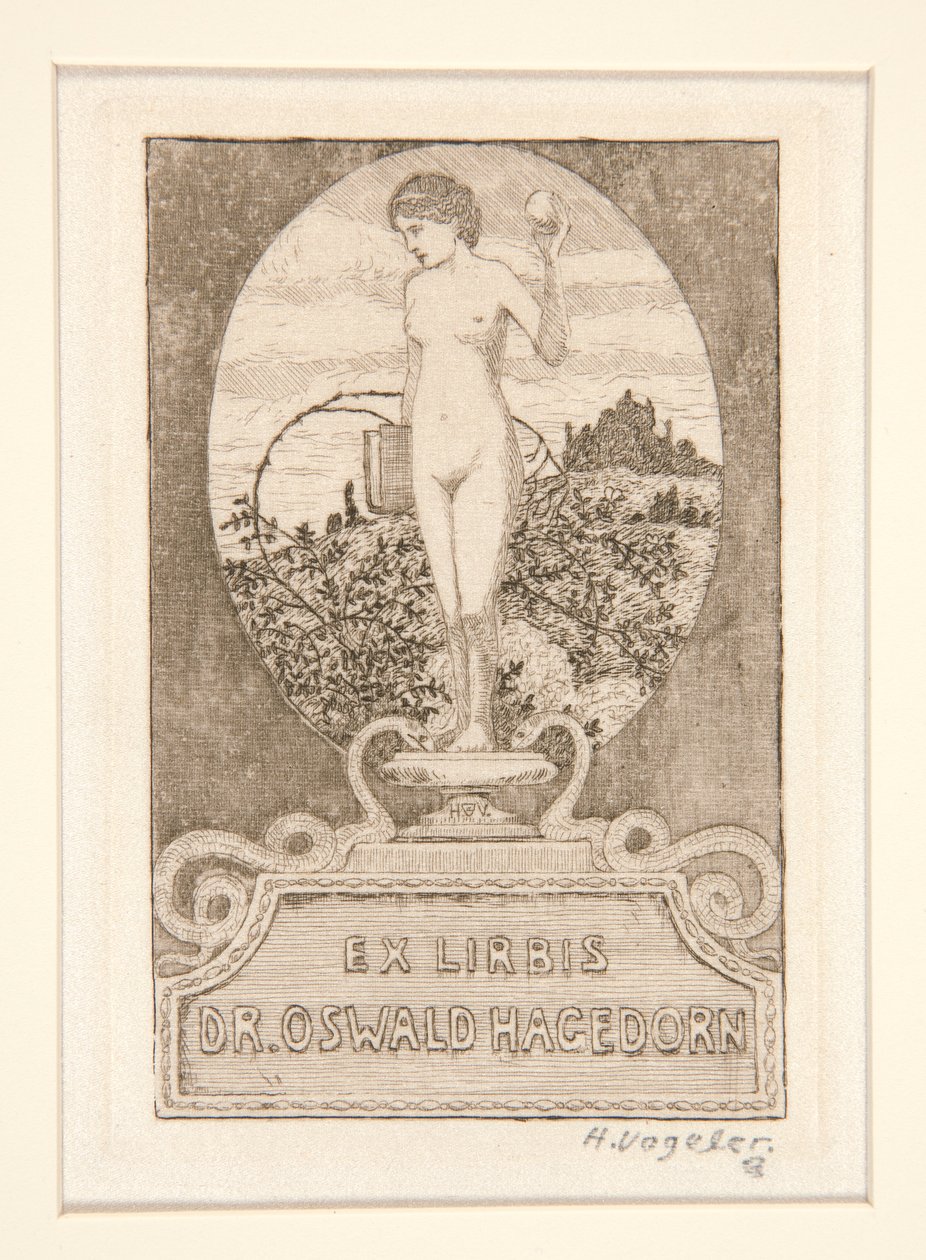Könyvtáblák alkotó: Heinrich Vogeler