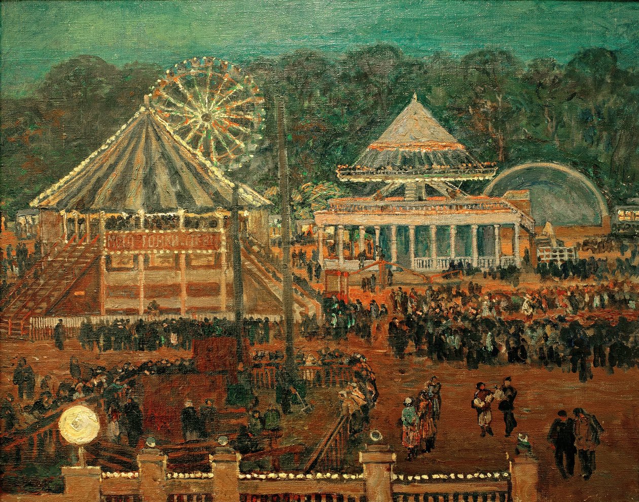 Gorkij Központi Kulturális és Szabadidős Park, 1933. alkotó: Heinrich Vogeler