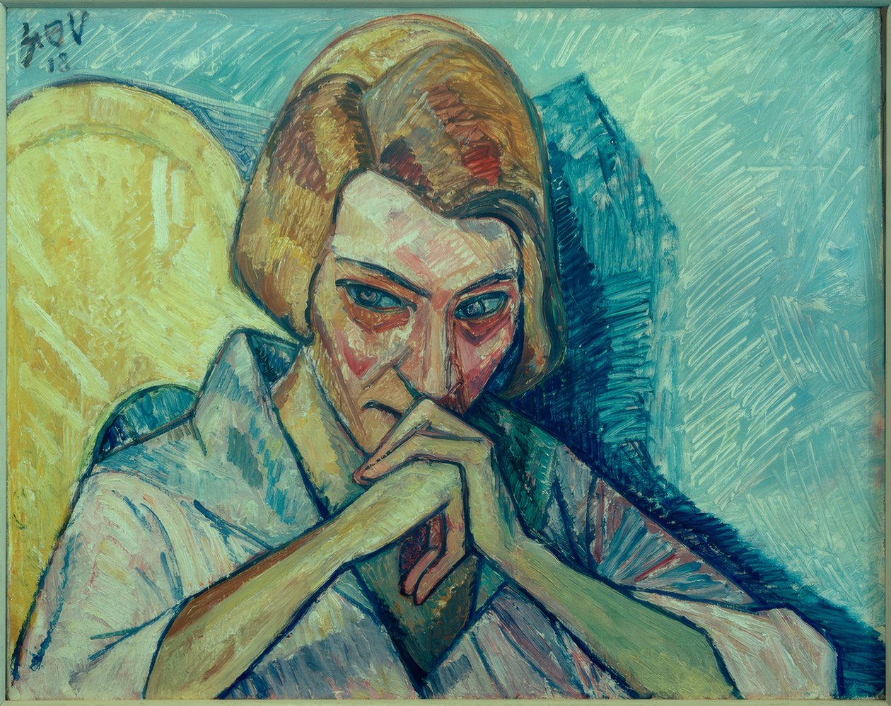 Ilse Hahn-Stoermer portréja alkotó: Heinrich Vogeler