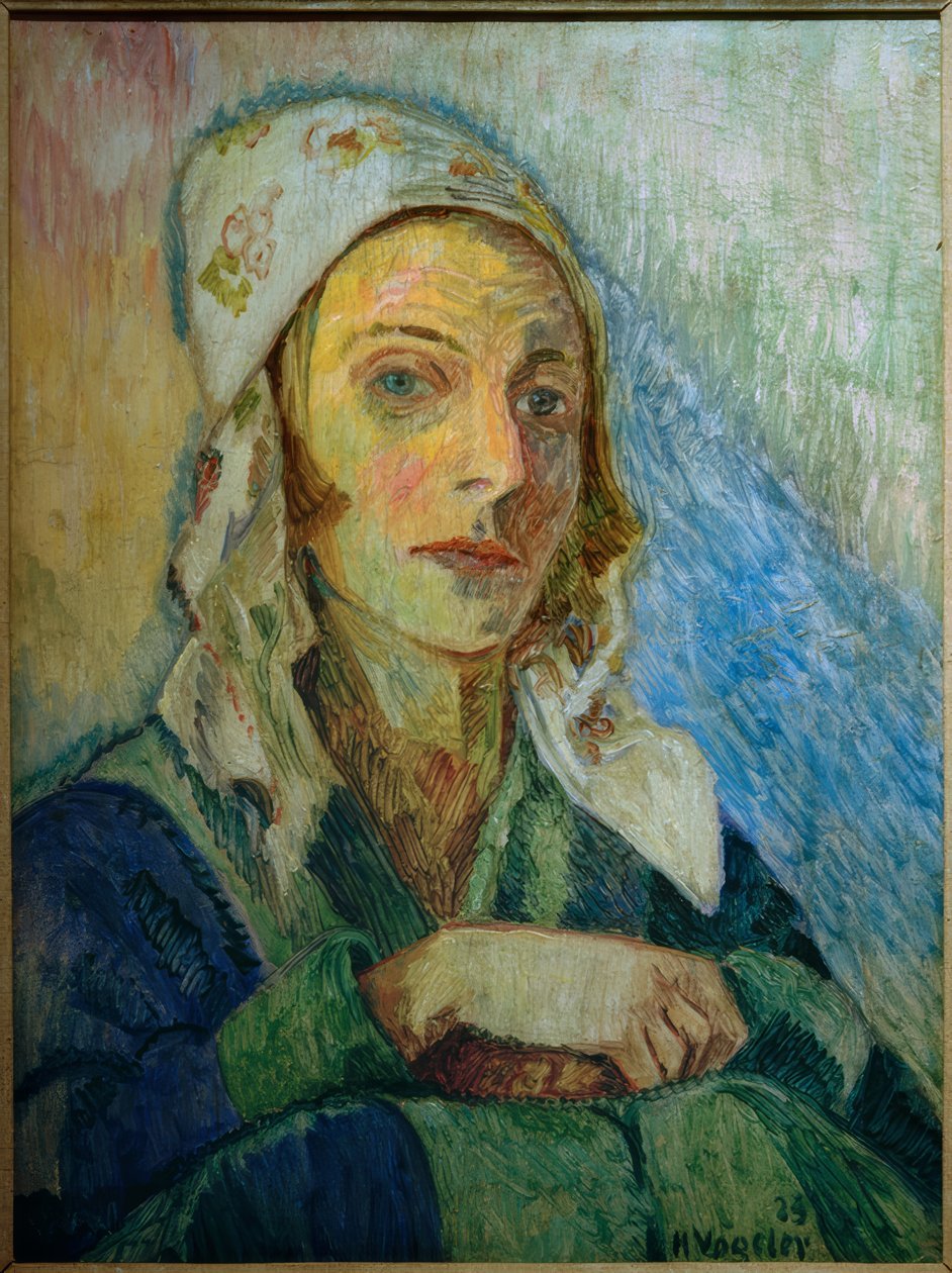 Sonja Marchlewska portréja alkotó: Heinrich Vogeler