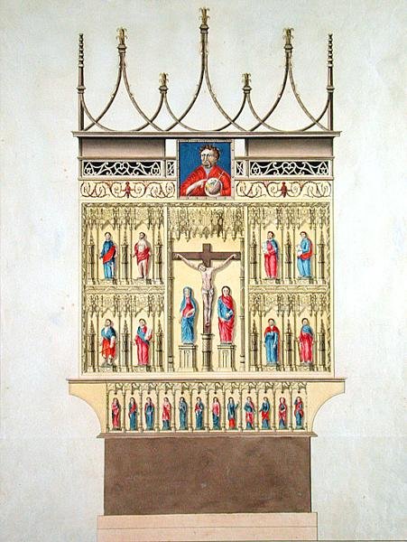 Az egykori hamburgi székesegyház főoltára, 1805 alkotó: Heinrich Wilhelm Julius Koch