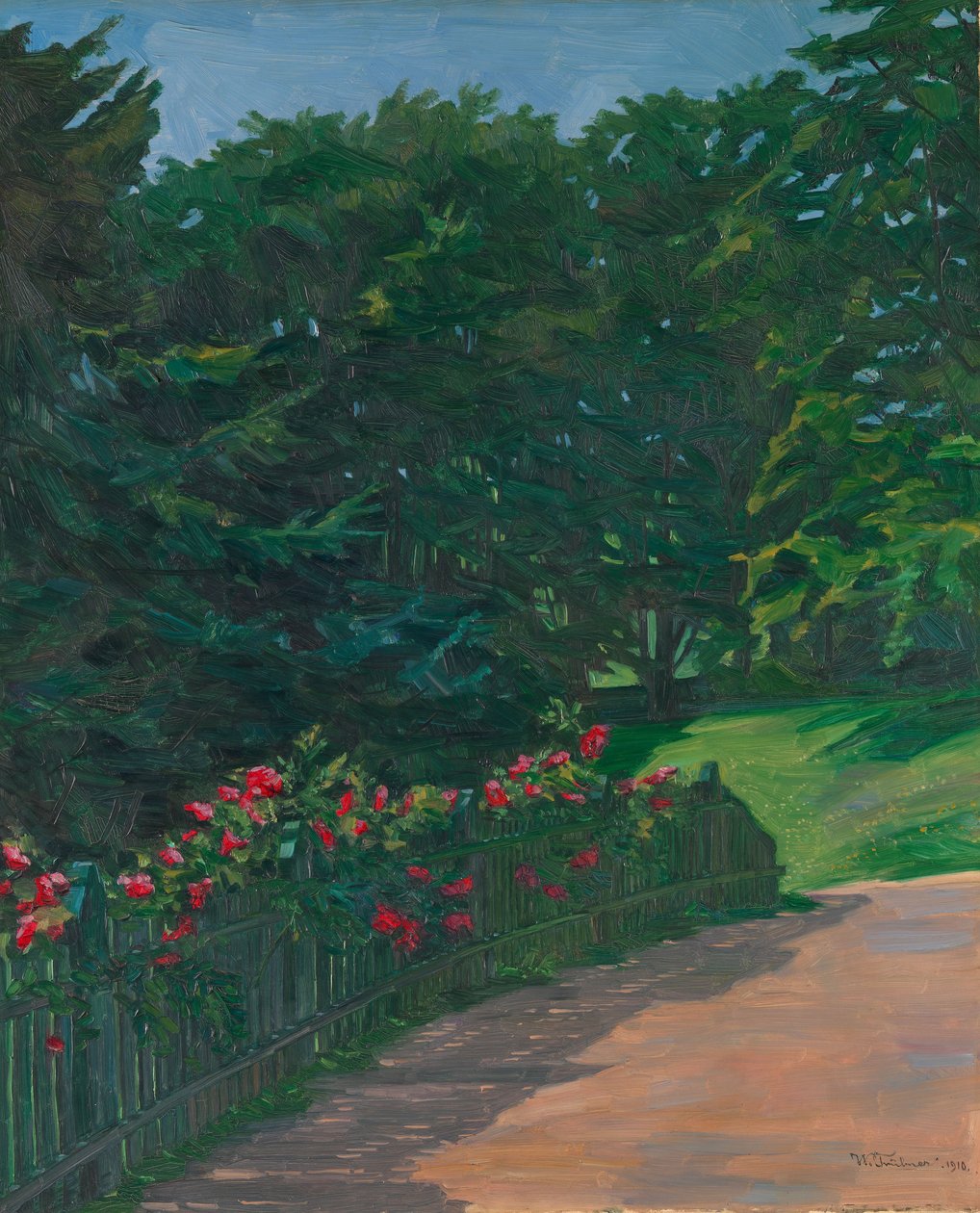 Táj, 1910 alkotó: Heinrich Wilhelm Truebner