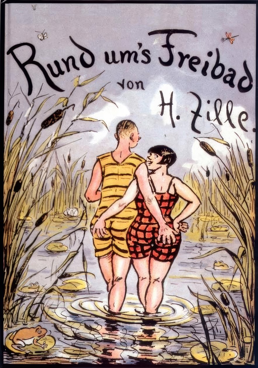 H.Zille, Minden a kültéri medencéről / borítókép alkotó: Heinrich Zille