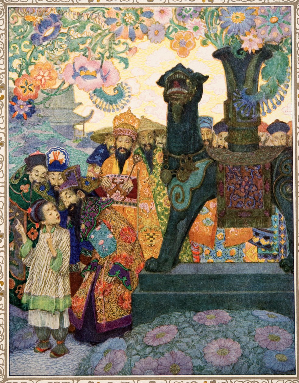 The Nightingale from Tales by Hans Christian Andersen, pub. 1911 alkotó: Heinrich and Urban Lefler