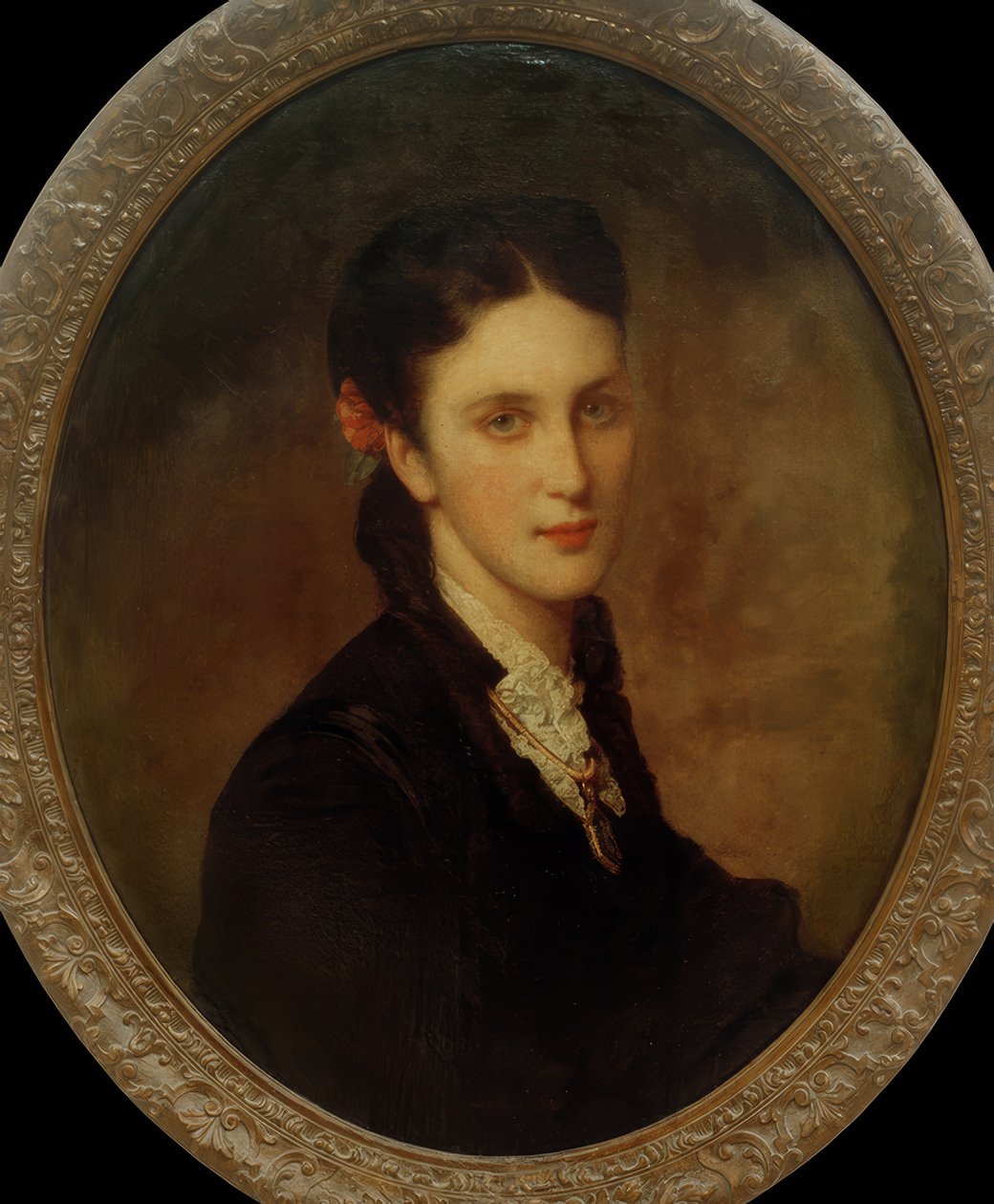 Karoline von Liebieg portréja, 1868 alkotó: Heinrich von Angeli