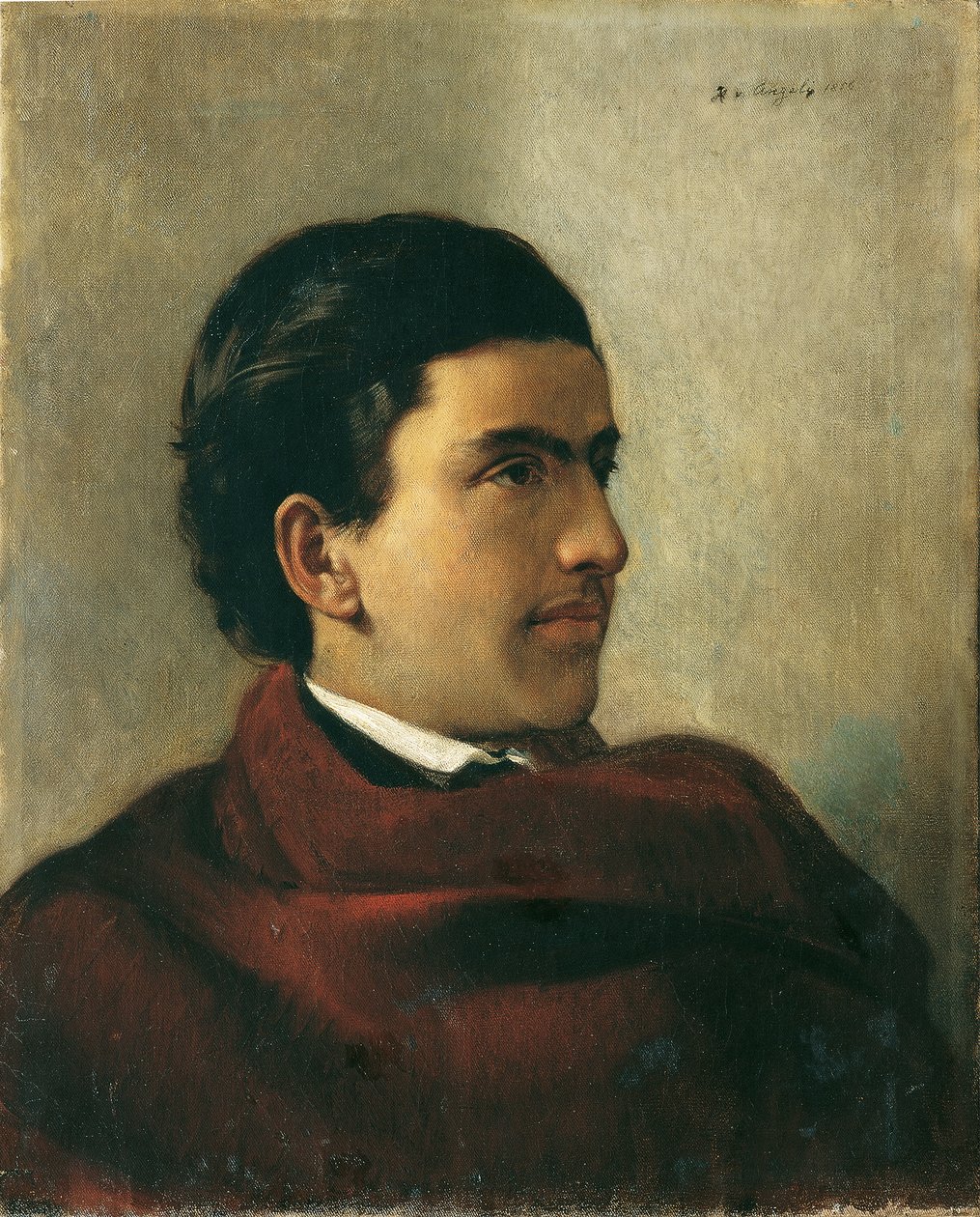 Otto Pohl osztrák tiszt alkotó: Heinrich von Angeli