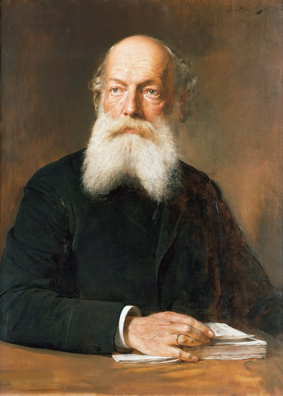 Friedrich August Kekulé von Stradonitz portréja, 1829-1896, 1890. alkotó: Heinrich von Angeli