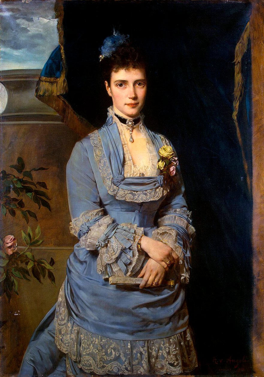 Mária Fjodorovna nagyhercegnő, Dagmar dán hercegnő portréja, 1847-1928, 1874. alkotó: Heinrich von Angeli