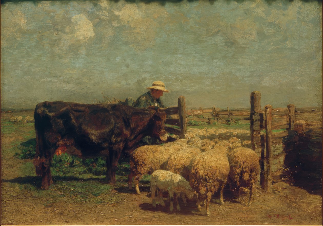 A birkaólnál alkotó: Heinrich von Zügel