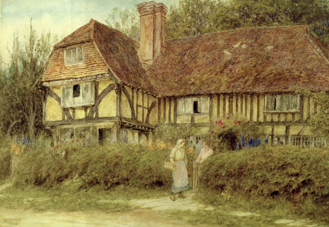 A Kentish Cottage alkotó: Helen Allingham