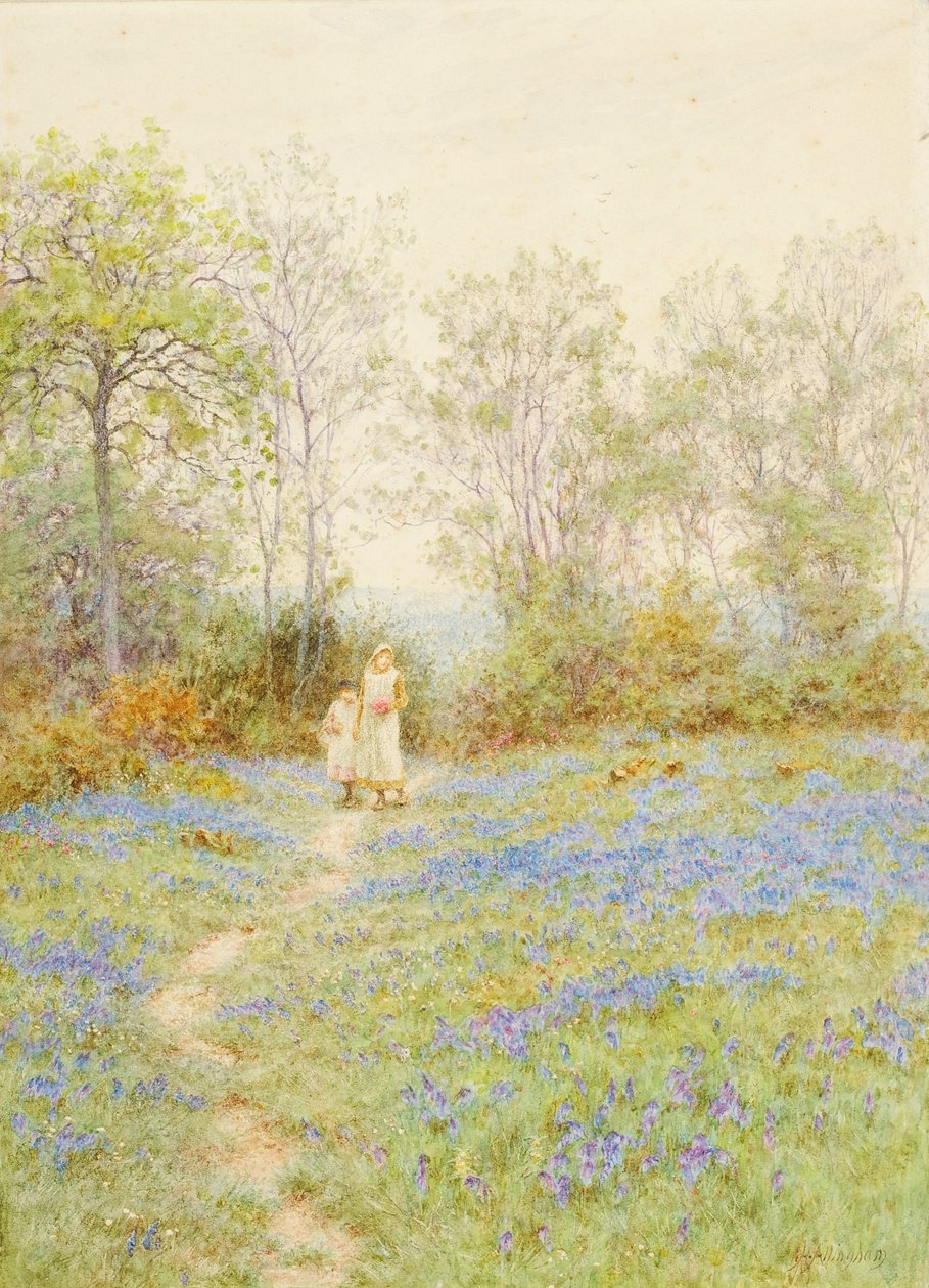 Bluebells alkotó: Helen Allingham