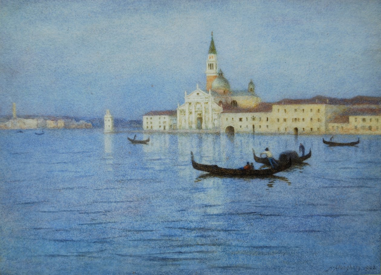 San Giorgio Maggiore, Velence, 1902 alkotó: Helen Allingham