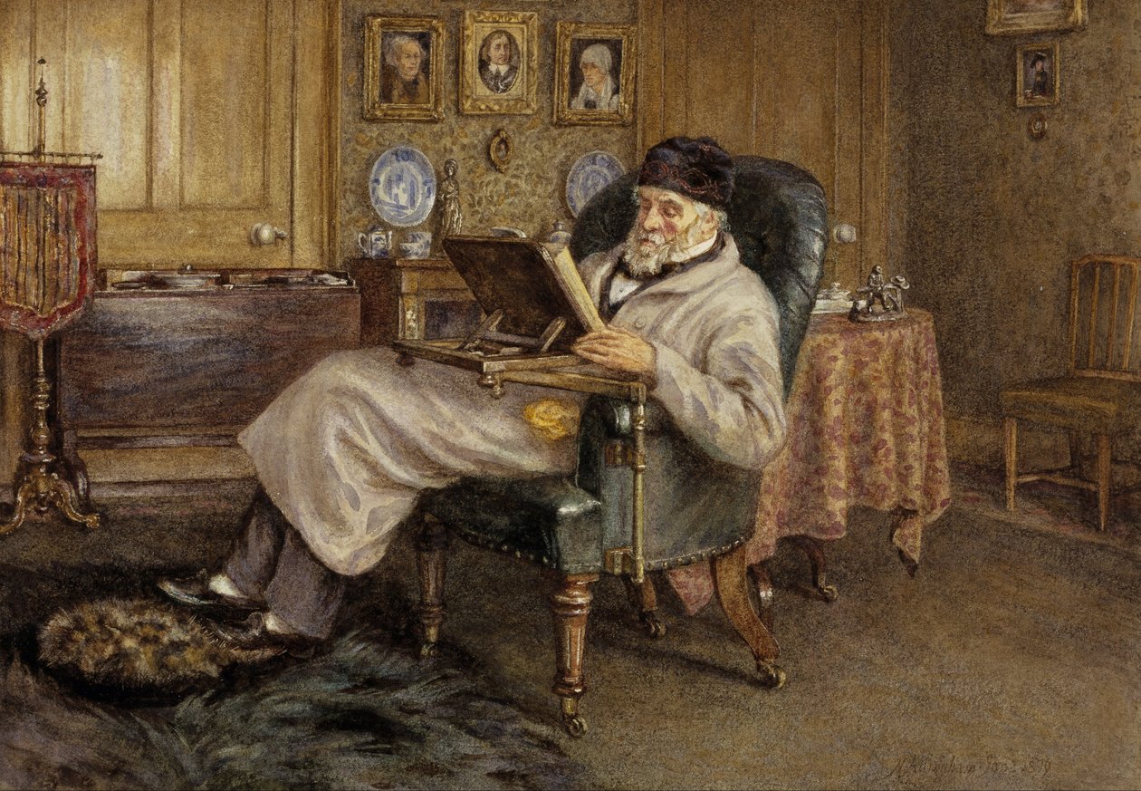 Thomas Carlyle, 1795 - 1881. Történész és esszéíró alkotó: Helen Allingham