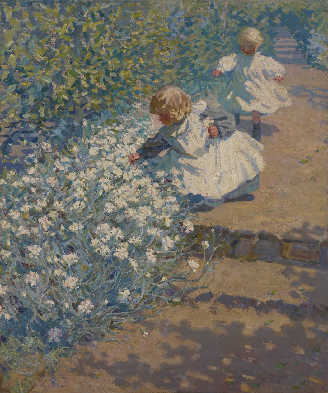 Virágok szedése alkotó: Helen Galloway McNicoll