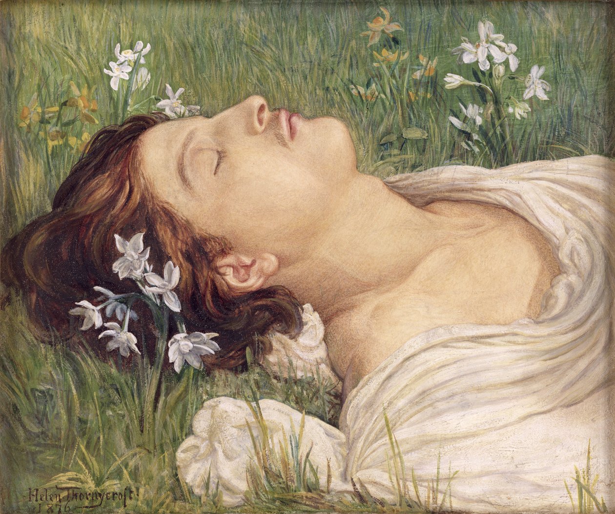 Nárcisz, 1876 alkotó: Helen Thornycroft