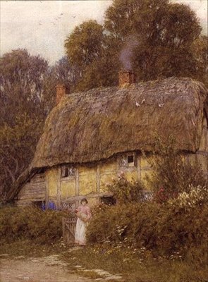 Egy Berkshire-i kunyhó alkotó: Helen Allingham