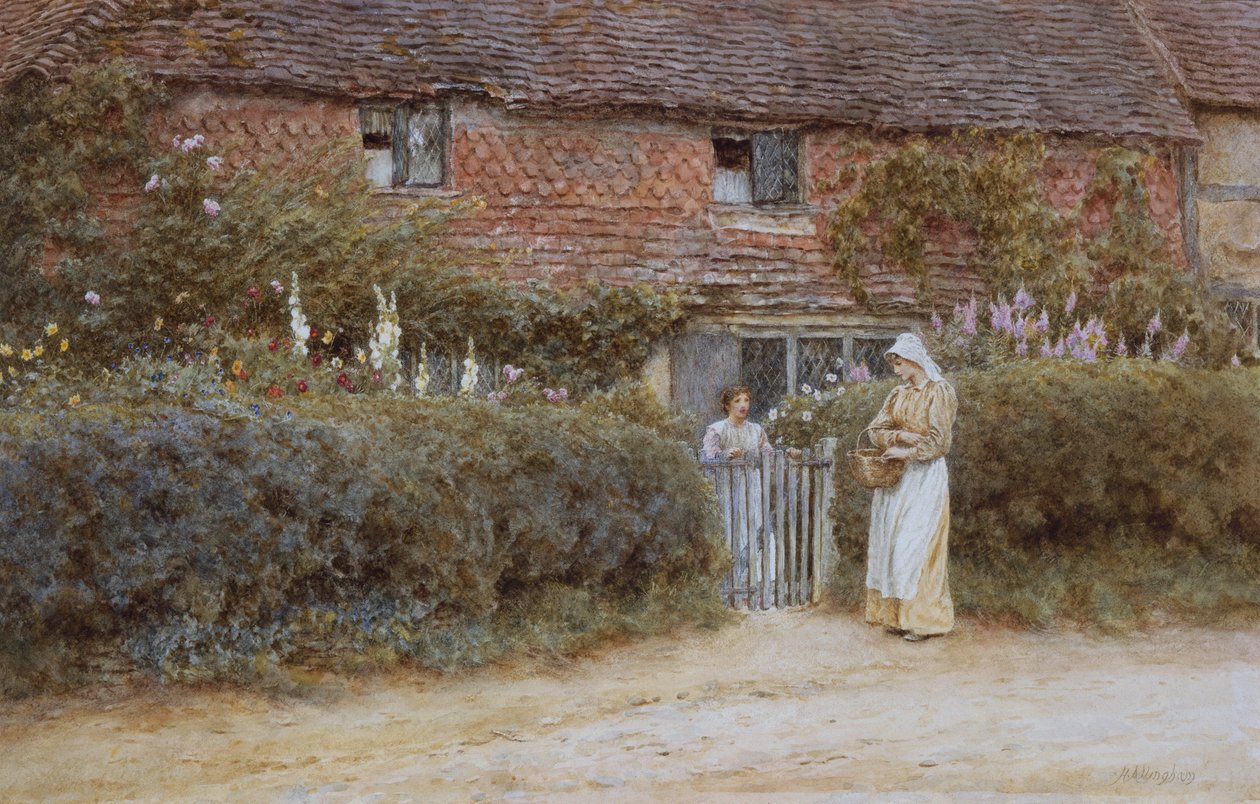Egy kunyhó Haslemere-ben alkotó: Helen Allingham