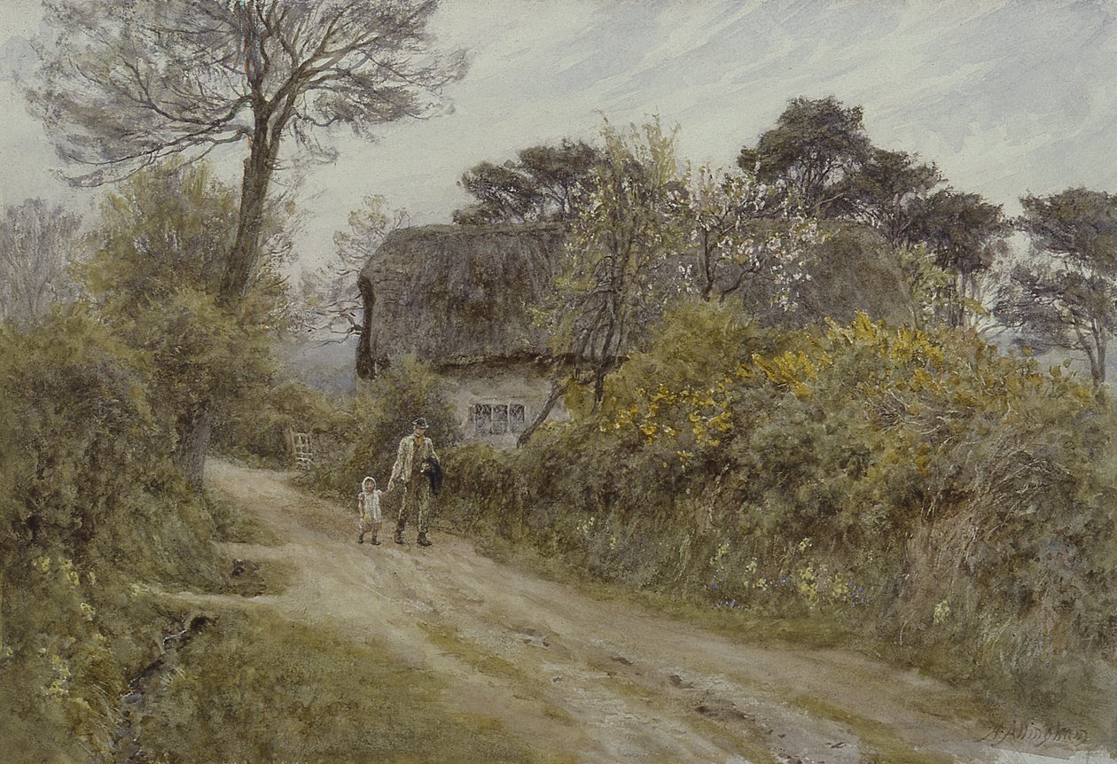 Víkendház Wight szigetén alkotó: Helen Allingham