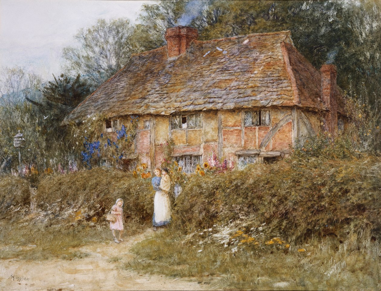 Egy régi Surrey-ház alkotó: Helen Allingham
