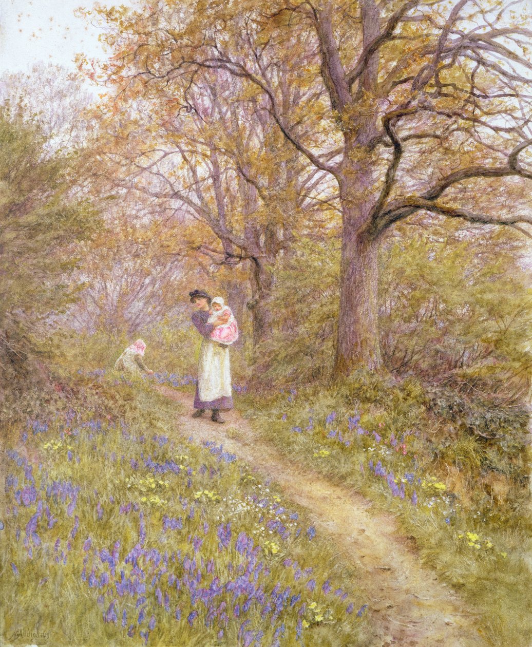 Bluebells alkotó: Helen Allingham