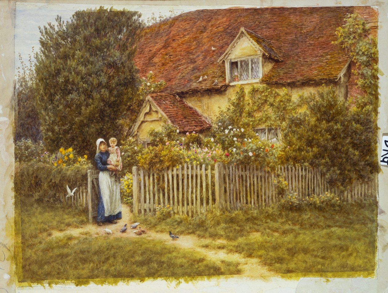 East End Farm, Moss Lane, Pinner alkotó: Helen Allingham