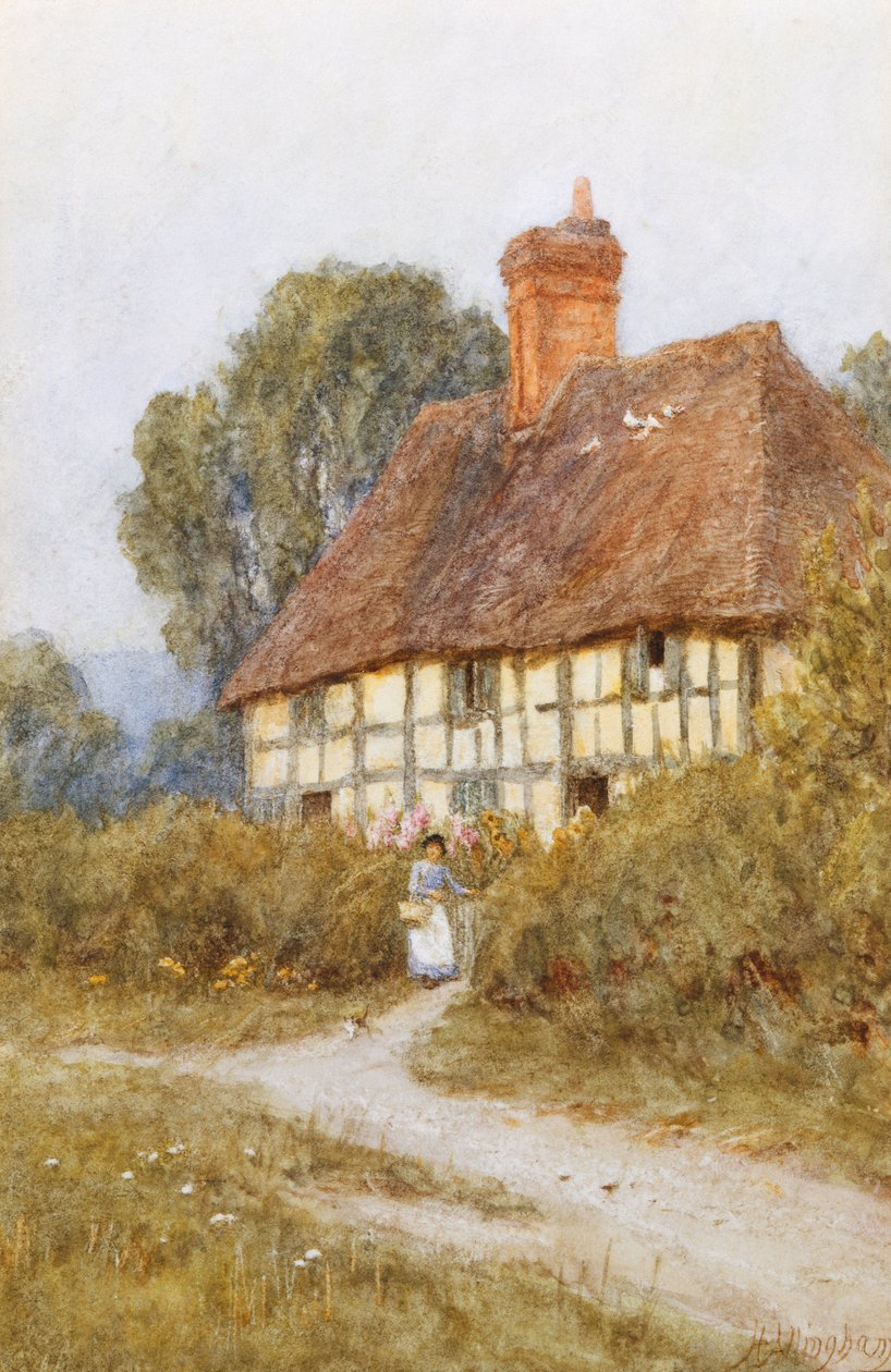 Vásárolni menni alkotó: Helen Allingham