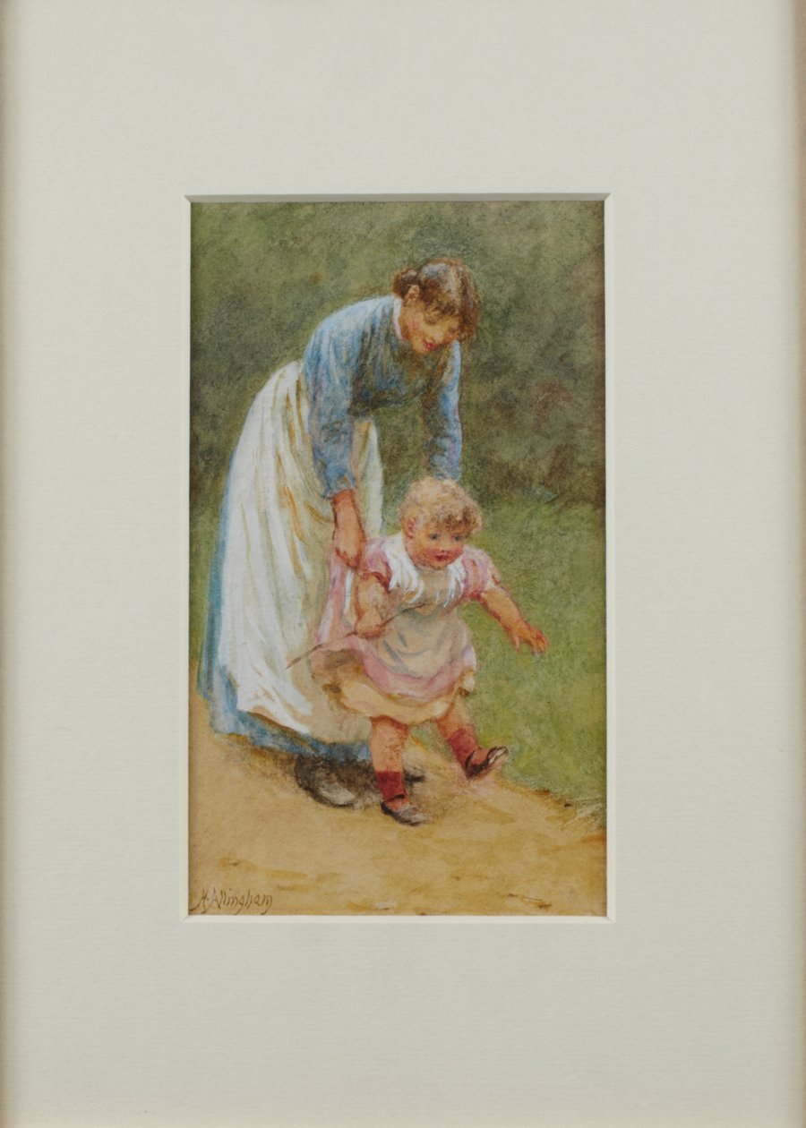 Henry nővérrel, 1884 alkotó: Helen Allingham