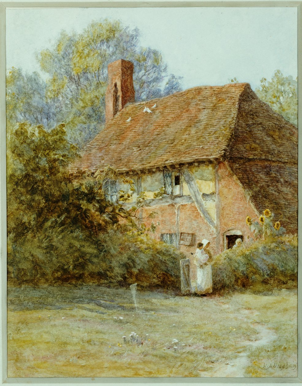 Westerham közelében, Kent államban, 1900 alkotó: Helen Allingham