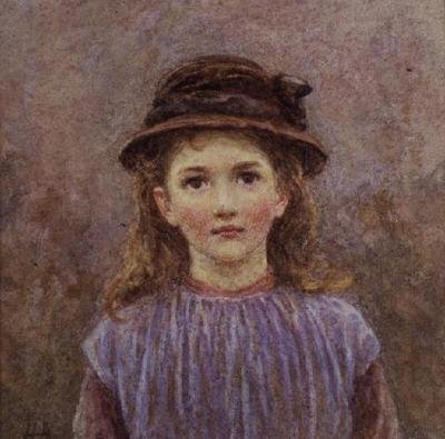 Egy fiatal lány portréja alkotó: Helen Allingham