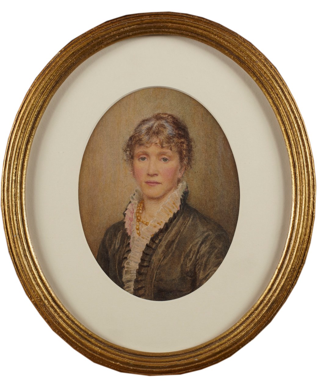 Önarckép (akvarell papíron) alkotó: Helen Allingham