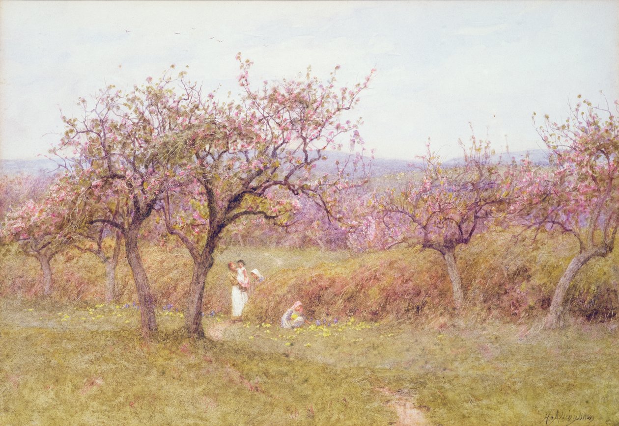 Tavasz Dorsetben alkotó: Helen Allingham